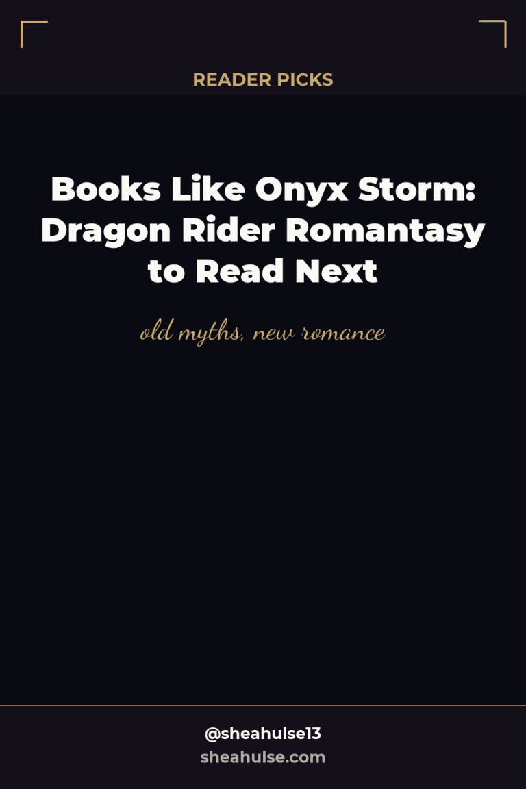 Books Like Onyx Storm: Dragon Rider Romantasy to Read Next