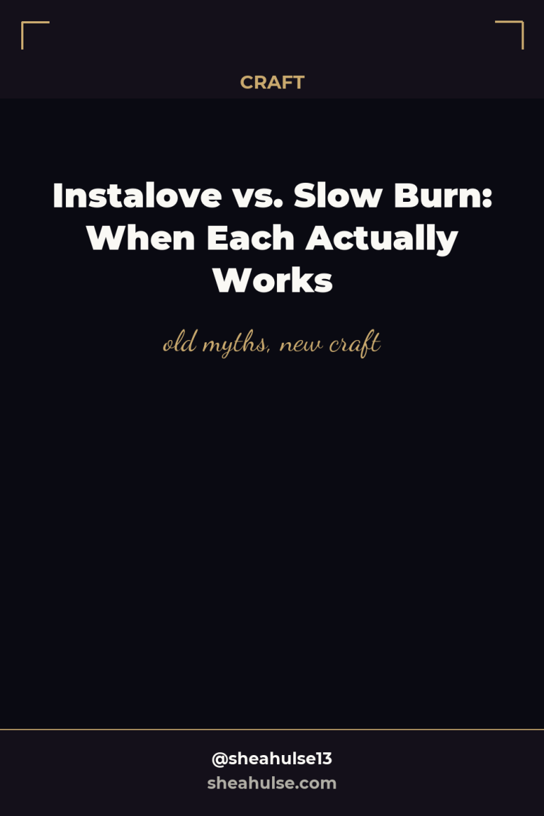 Instalove vs. Slow Burn: When Each Actually Works